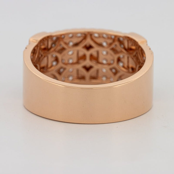 Men's Rosé Gold "Screw" Ring - ZIZOV DIAMONDS
