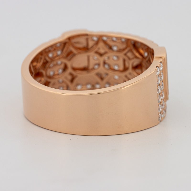 Men's Rosé Gold "Screw" Ring - ZIZOV DIAMONDS
