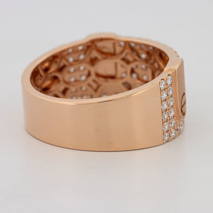 Men's Rosé Gold "Screw" Ring - ZIZOV DIAMONDS