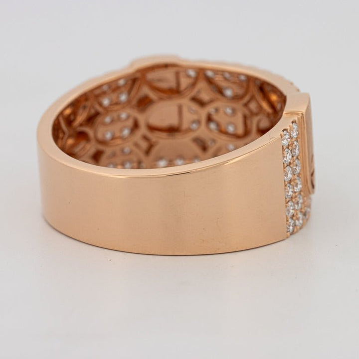 Men's Rosé Gold "Screw" Ring - ZIZOV DIAMONDS