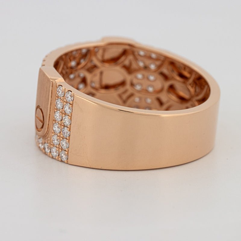 Men's Rosé Gold "Screw" Ring - ZIZOV DIAMONDS