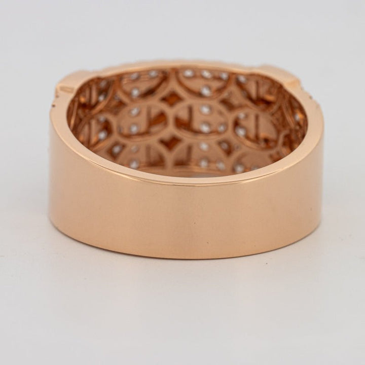 Men's Rosé Gold "Screw" Ring - ZIZOV DIAMONDS