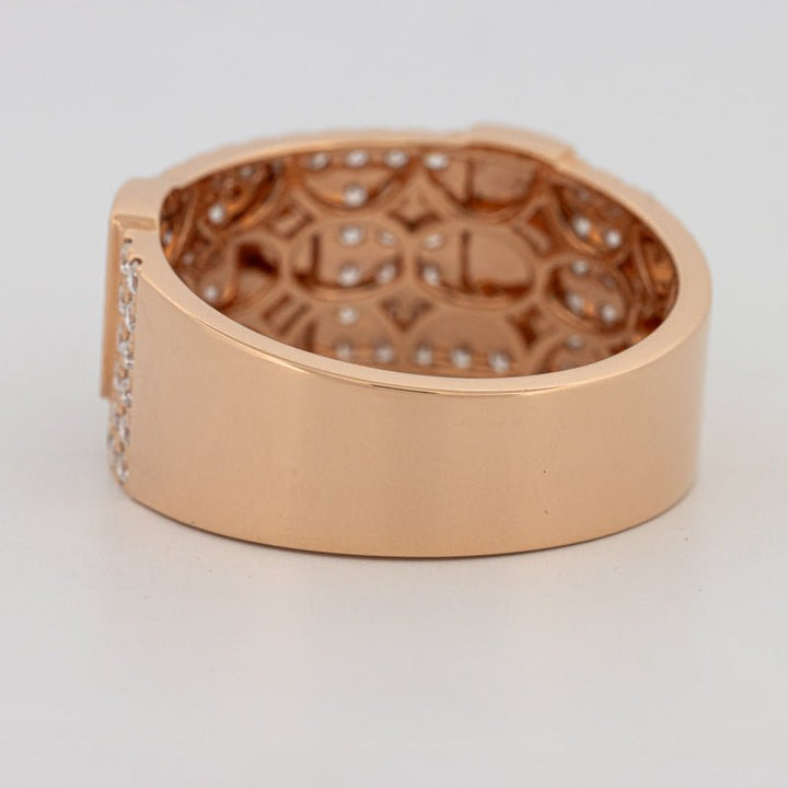 Men's Rosé Gold "Screw" Ring - ZIZOV DIAMONDS