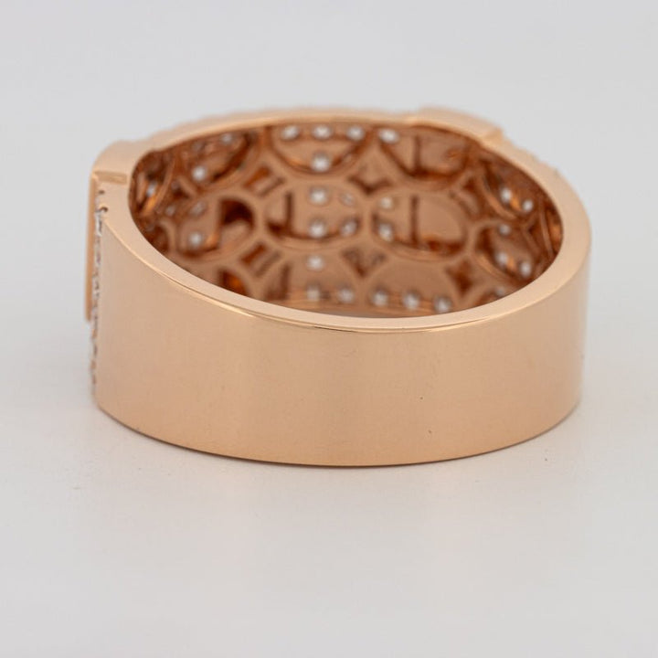 Men's Rosé Gold "Screw" Ring - ZIZOV DIAMONDS