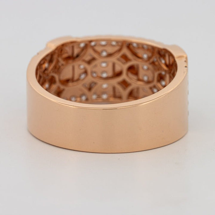 Men's Rosé Gold "Screw" Ring - ZIZOV DIAMONDS