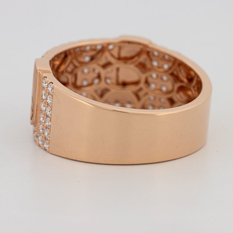 Men's Rosé Gold "Screw" Ring - ZIZOV DIAMONDS