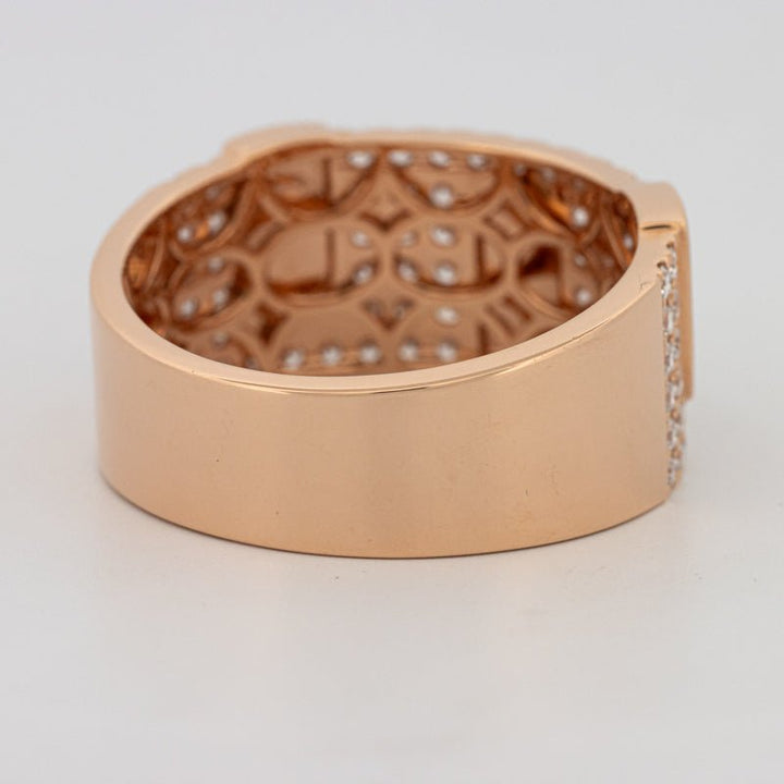 Men's Rosé Gold "Screw" Ring - ZIZOV DIAMONDS