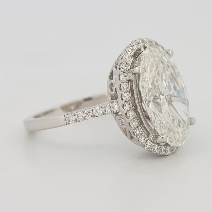 "Te Amo" Halo Solitaire (LG) - ZIZOV DIAMONDS