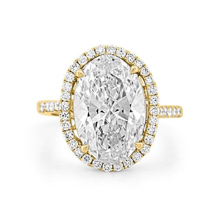"Te Amo" Halo Solitaire (LG) - ZIZOV DIAMONDS