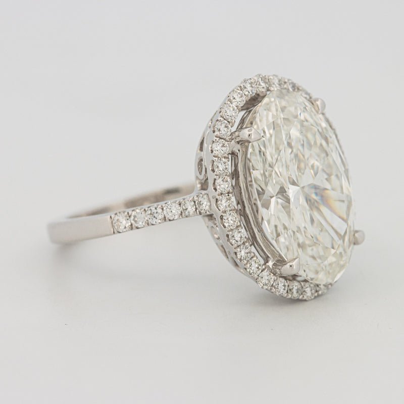 "Te Amo" Halo Solitaire (LG) - ZIZOV DIAMONDS