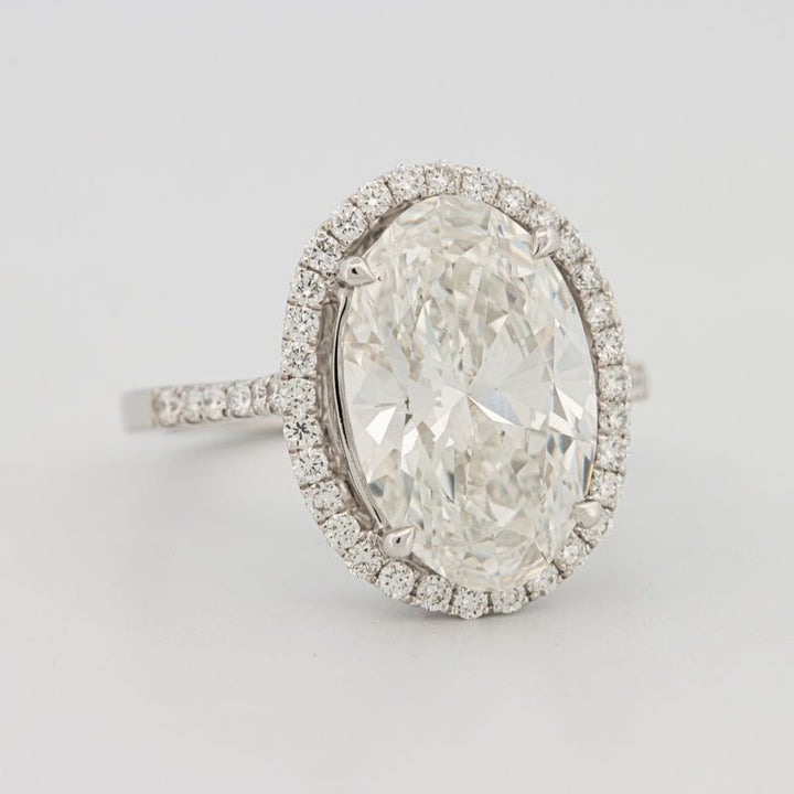 "Te Amo" Halo Solitaire (LG) - ZIZOV DIAMONDS