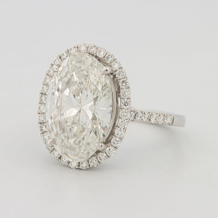 "Te Amo" Halo Solitaire (LG) - ZIZOV DIAMONDS