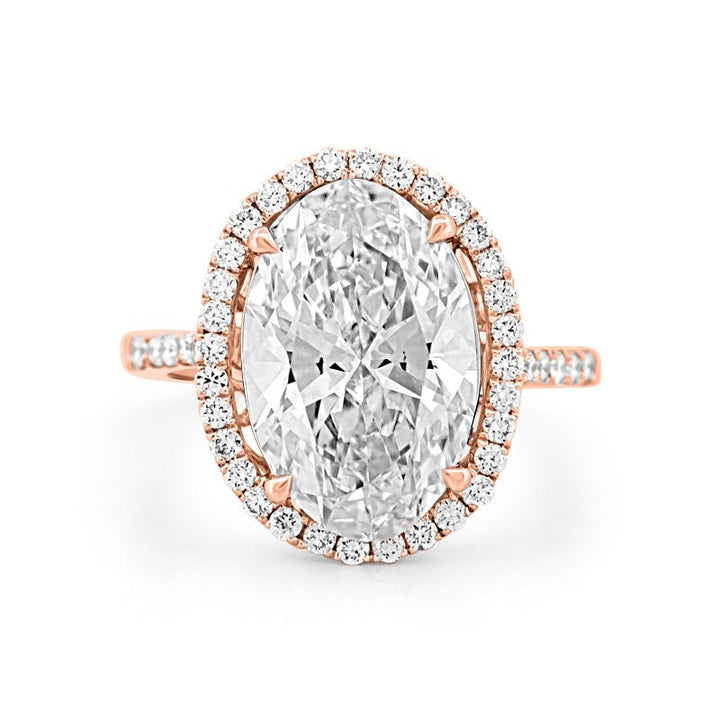 "Te Amo" Halo Solitaire (LG) - ZIZOV DIAMONDS