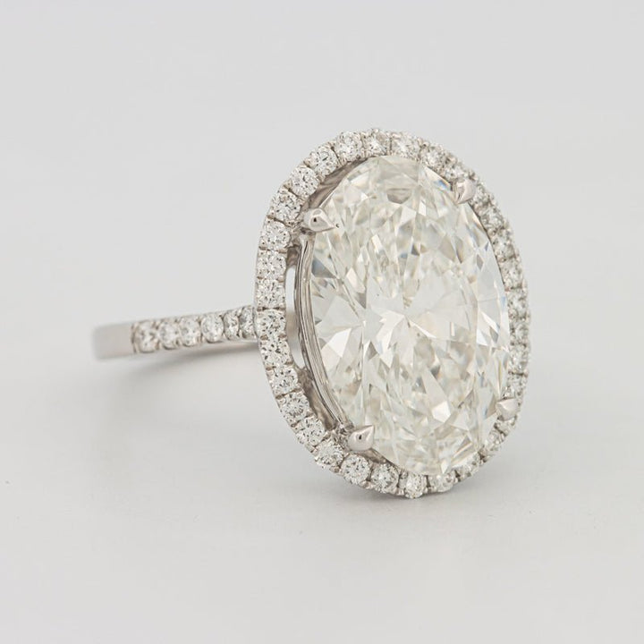 "Te Amo" Halo Solitaire (LG) - ZIZOV DIAMONDS