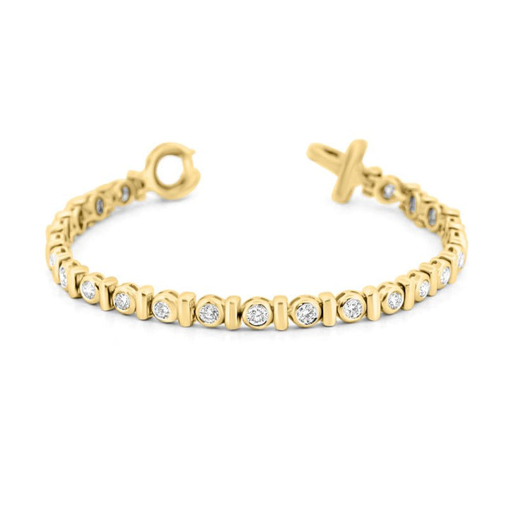 Tennis Bracelet with special lock - ZIZOV DIAMONDS