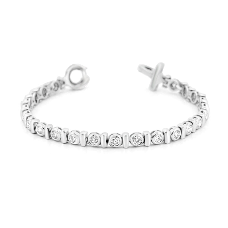 Tennis Bracelet with special lock - ZIZOV DIAMONDS