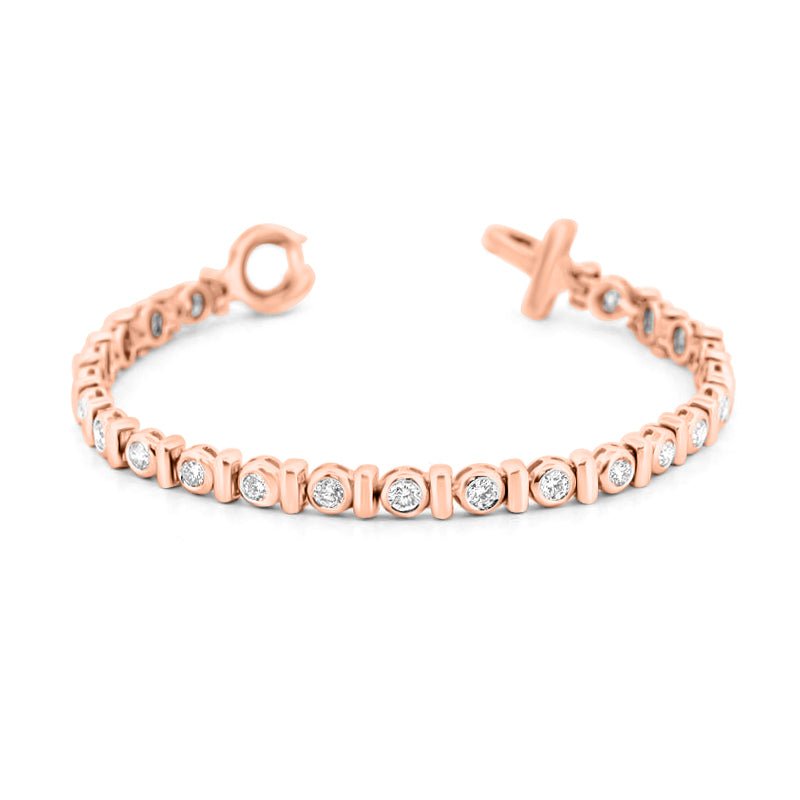 Tennis Bracelet with special lock - ZIZOV DIAMONDS