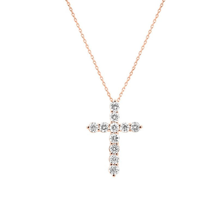 XL Diamond Cross Pendant (LG) - ZIZOV DIAMONDS