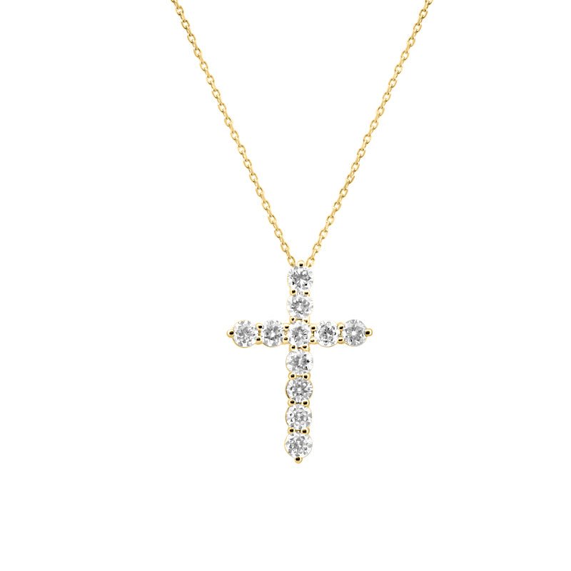 XL Diamond Cross Pendant (LG) - ZIZOV DIAMONDS