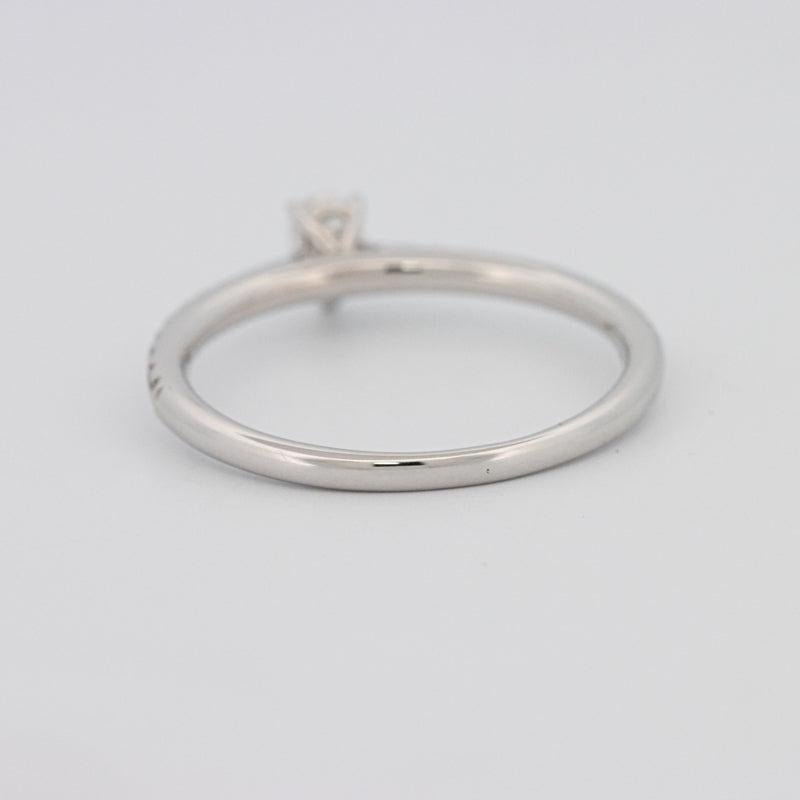 0.15 CT Pearshape Solitaire Pavé Ring - ZIZOV DIAMONDS