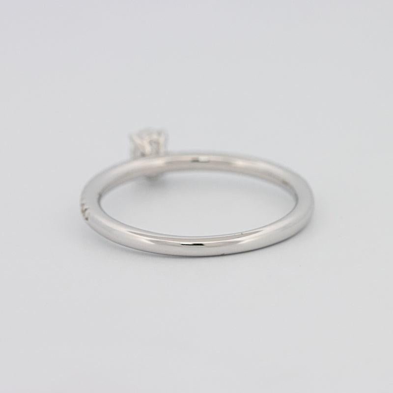 0.20 CT Oval Solitaire Pavé Ring - ZIZOV DIAMONDS