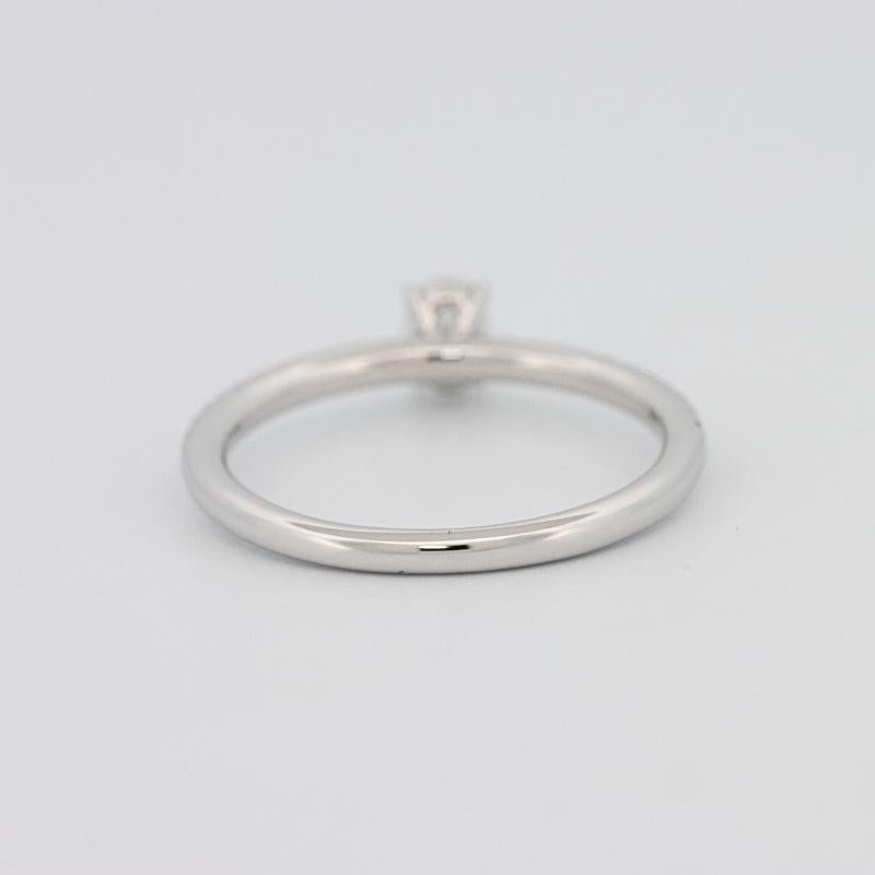 0.20 CT Oval Solitaire Pavé Ring - ZIZOV DIAMONDS