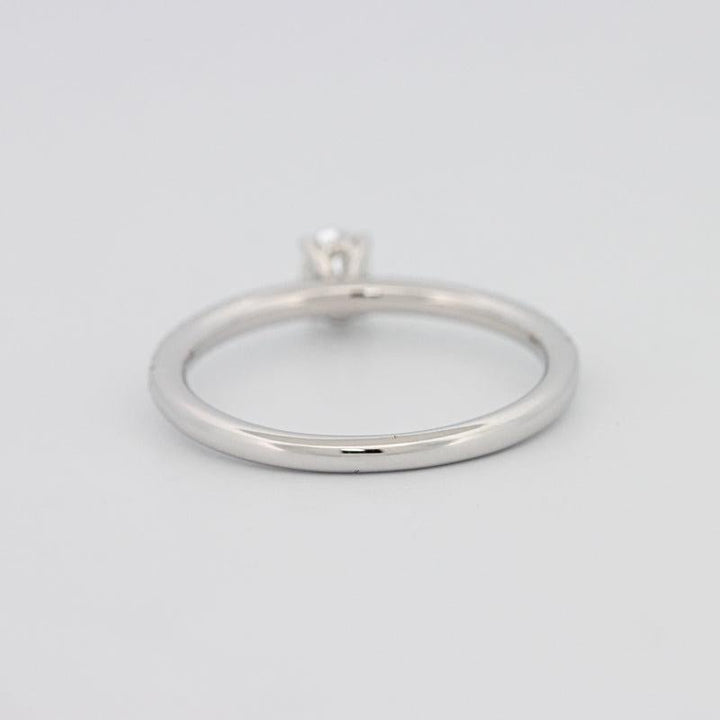 0.20 CT Oval Solitaire Pavé Ring - ZIZOV DIAMONDS