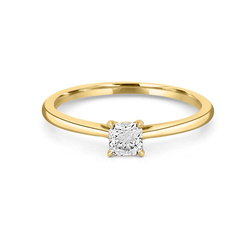 0.30 CT Classic Square Radiant Solitaire Ring - ZIZOV DIAMONDS