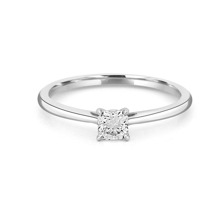 0.30 CT Classic Square Radiant Solitaire Ring - ZIZOV DIAMONDS