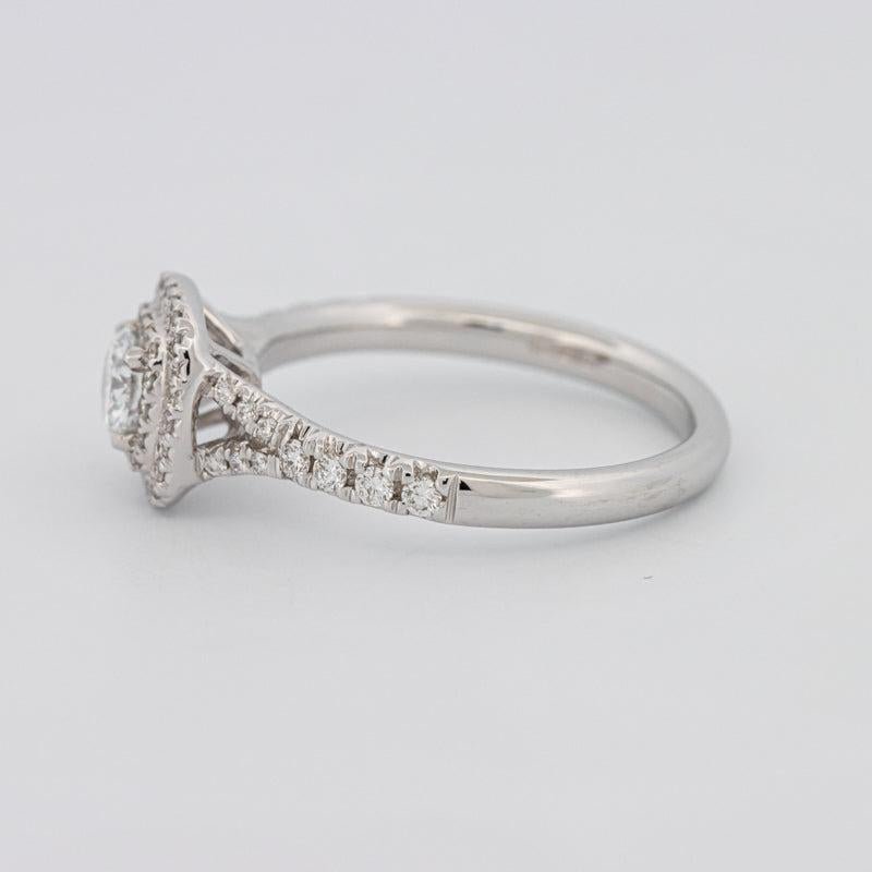 0.30 CT Double Halo Round Solitaire ring - ZIZOV DIAMONDS