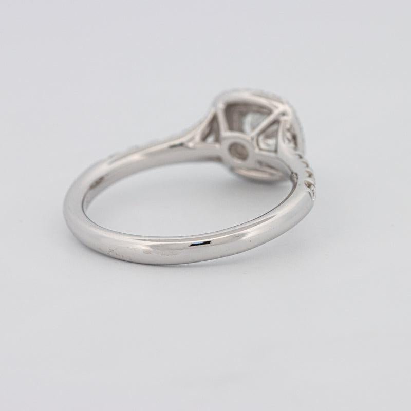 0.30 CT Double Halo Round Solitaire ring - ZIZOV DIAMONDS