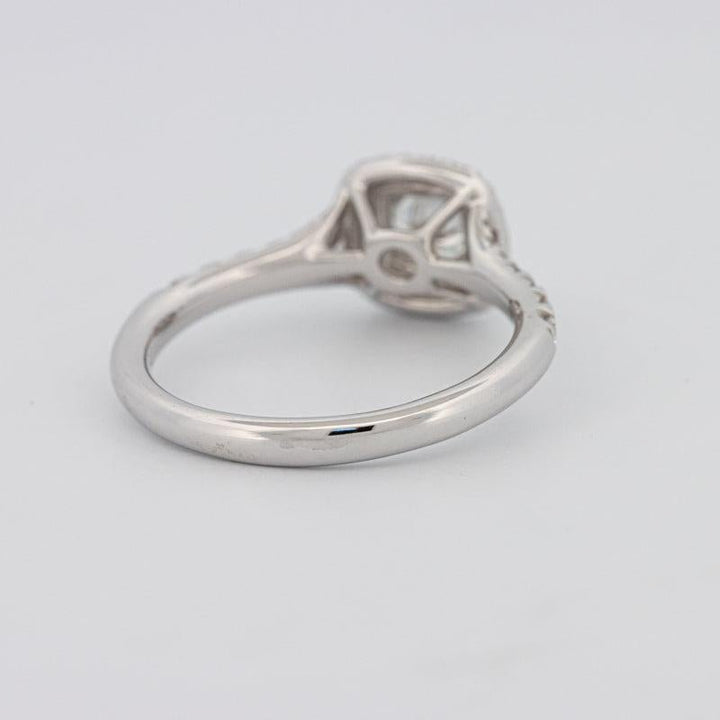 0.30 CT Double Halo Round Solitaire ring - ZIZOV DIAMONDS