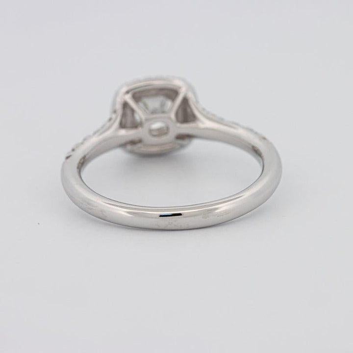 0.30 CT Double Halo Round Solitaire ring - ZIZOV DIAMONDS