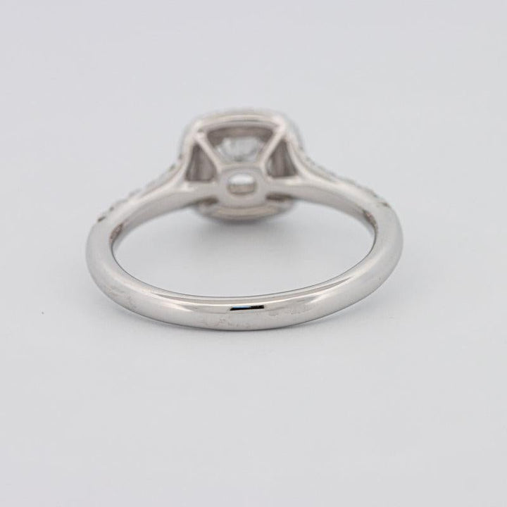 0.30 CT Double Halo Round Solitaire ring - ZIZOV DIAMONDS