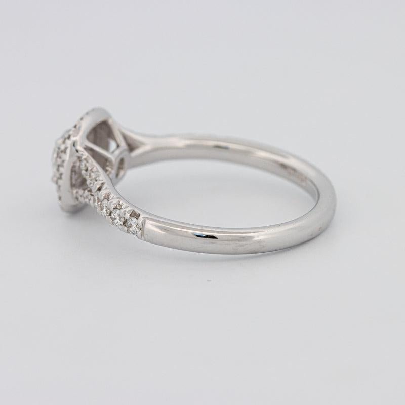 0.30 CT Double Halo Round Solitaire ring - ZIZOV DIAMONDS