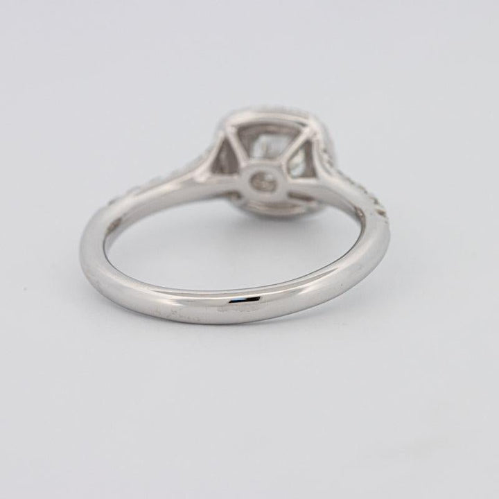 0.30 CT Double Halo Round Solitaire ring - ZIZOV DIAMONDS