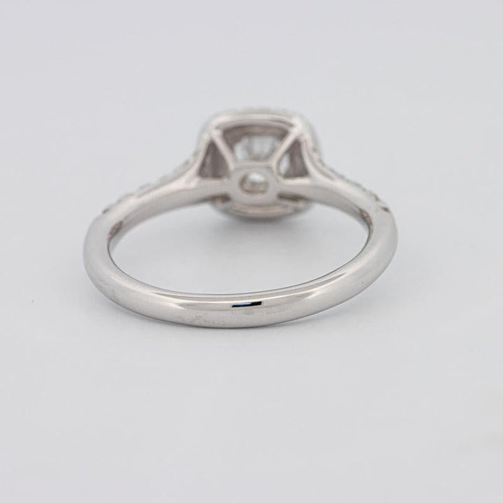 0.30 CT Double Halo Round Solitaire ring - ZIZOV DIAMONDS