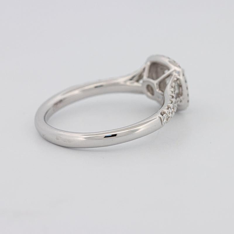 0.30 CT Double Halo Round Solitaire ring - ZIZOV DIAMONDS