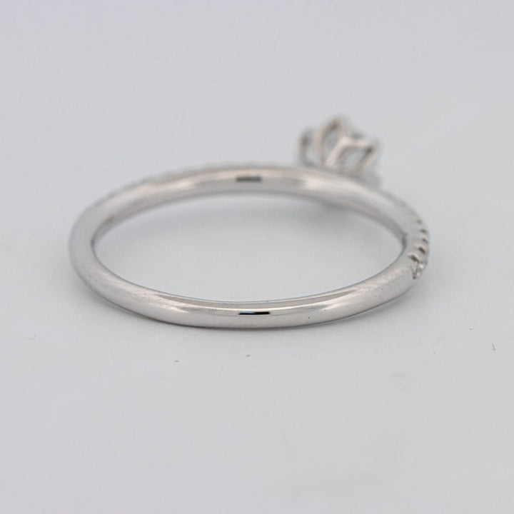 0.30 CT Round Solitaire Pavé Ring - ZIZOV DIAMONDS