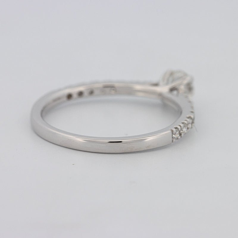 0.30 CT Round Solitaire Pavé Ring - ZIZOV DIAMONDS