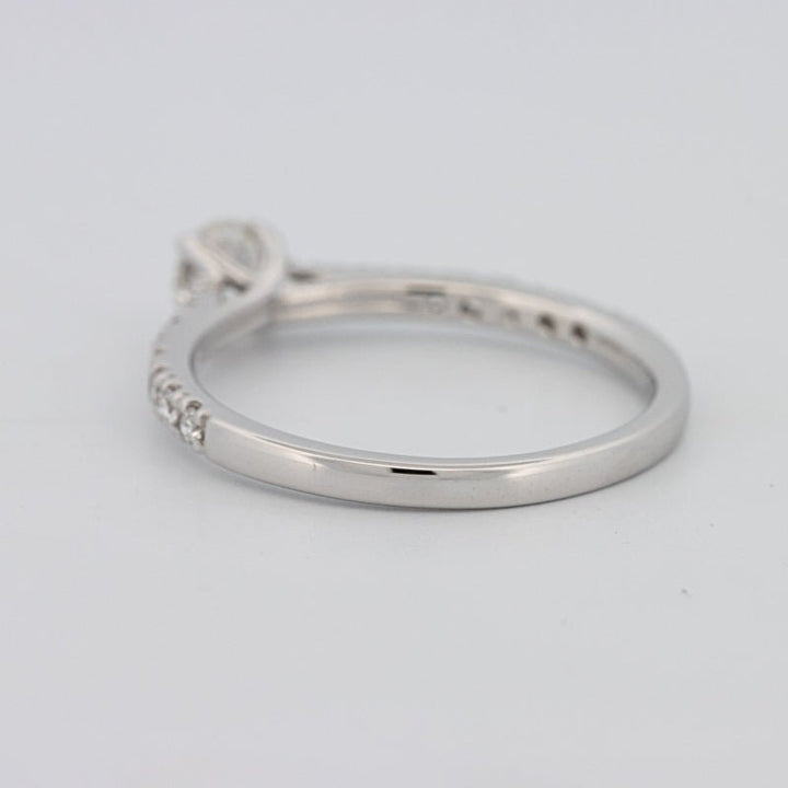 0.30 CT Round Solitaire Pavé Ring - ZIZOV DIAMONDS