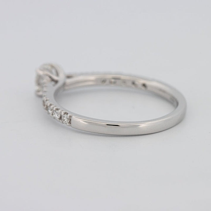 0.30 CT Round Solitaire Pavé Ring - ZIZOV DIAMONDS