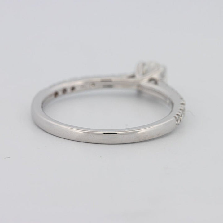 0.30 CT Round Solitaire Pavé Ring - ZIZOV DIAMONDS