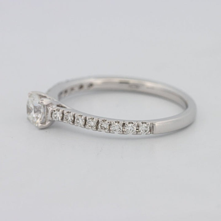 0.30 CT Round Solitaire Pavé Ring - ZIZOV DIAMONDS