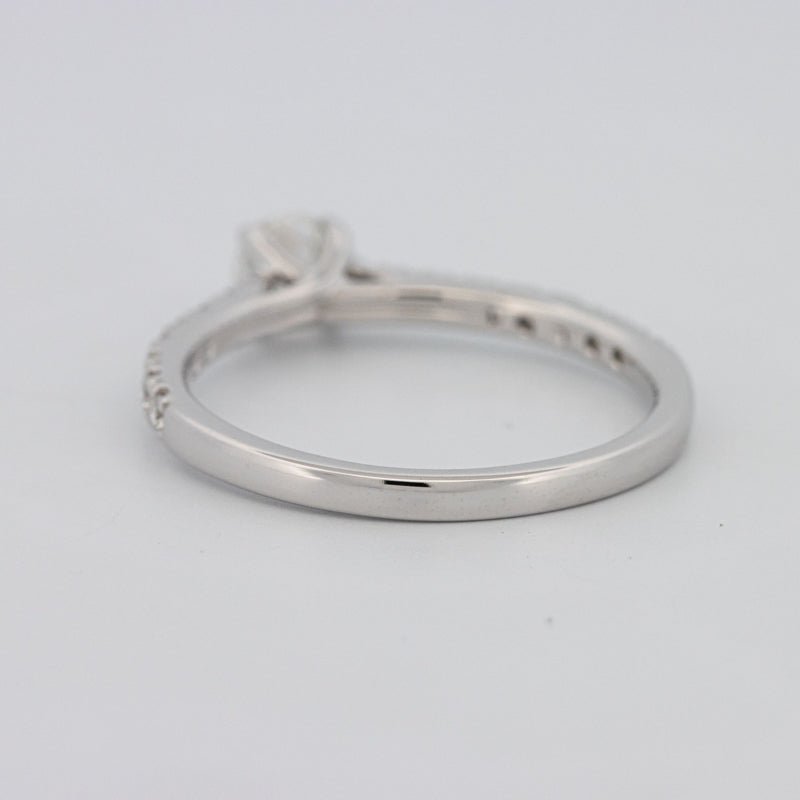 0.30 CT Round Solitaire Pavé Ring - ZIZOV DIAMONDS