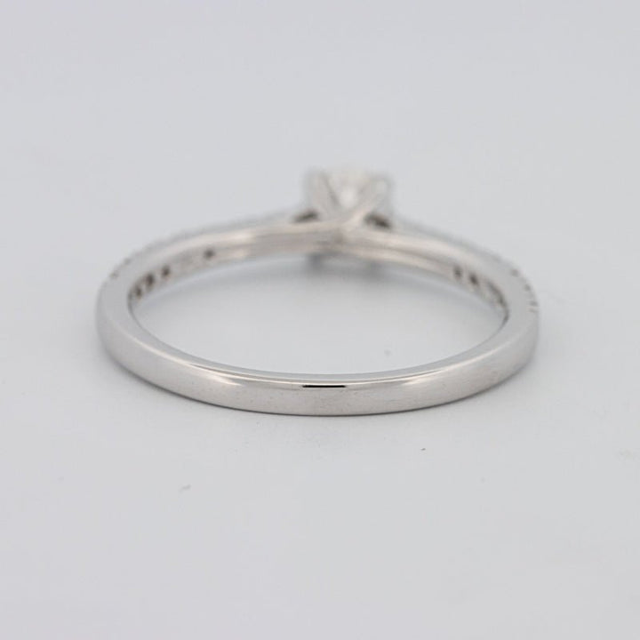 0.30 CT Round Solitaire Pavé Ring - ZIZOV DIAMONDS