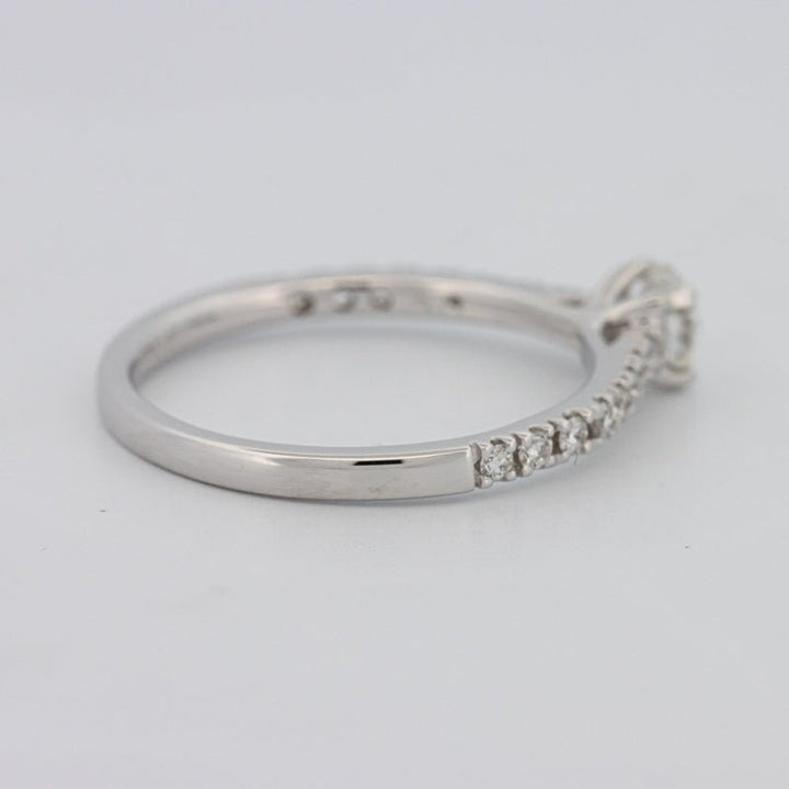 0.30 CT Round Solitaire Pavé Ring - ZIZOV DIAMONDS