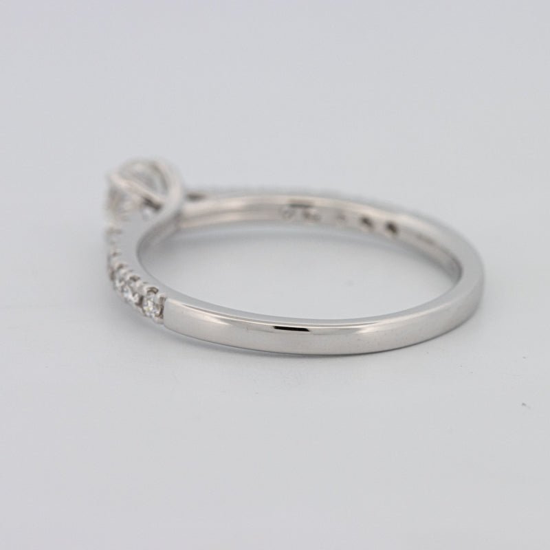 0.30 CT Round Solitaire Pavé Ring - ZIZOV DIAMONDS