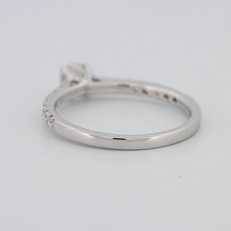 0.30 CT Round Solitaire Pavé Ring - ZIZOV DIAMONDS