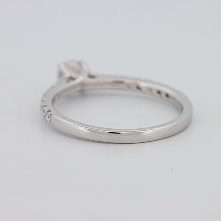 0.30 CT Round Solitaire Pavé Ring - ZIZOV DIAMONDS